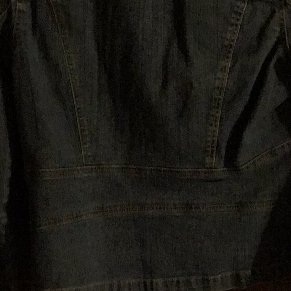 St John’s Bay stretchy size L jeans jacket - Picture 3 of 3